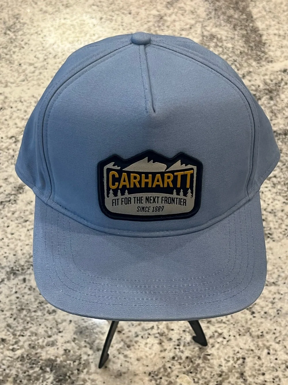 Carhartt Force Mountain Patch Trucker Hat Adult Adjustable Snapback Light Blue